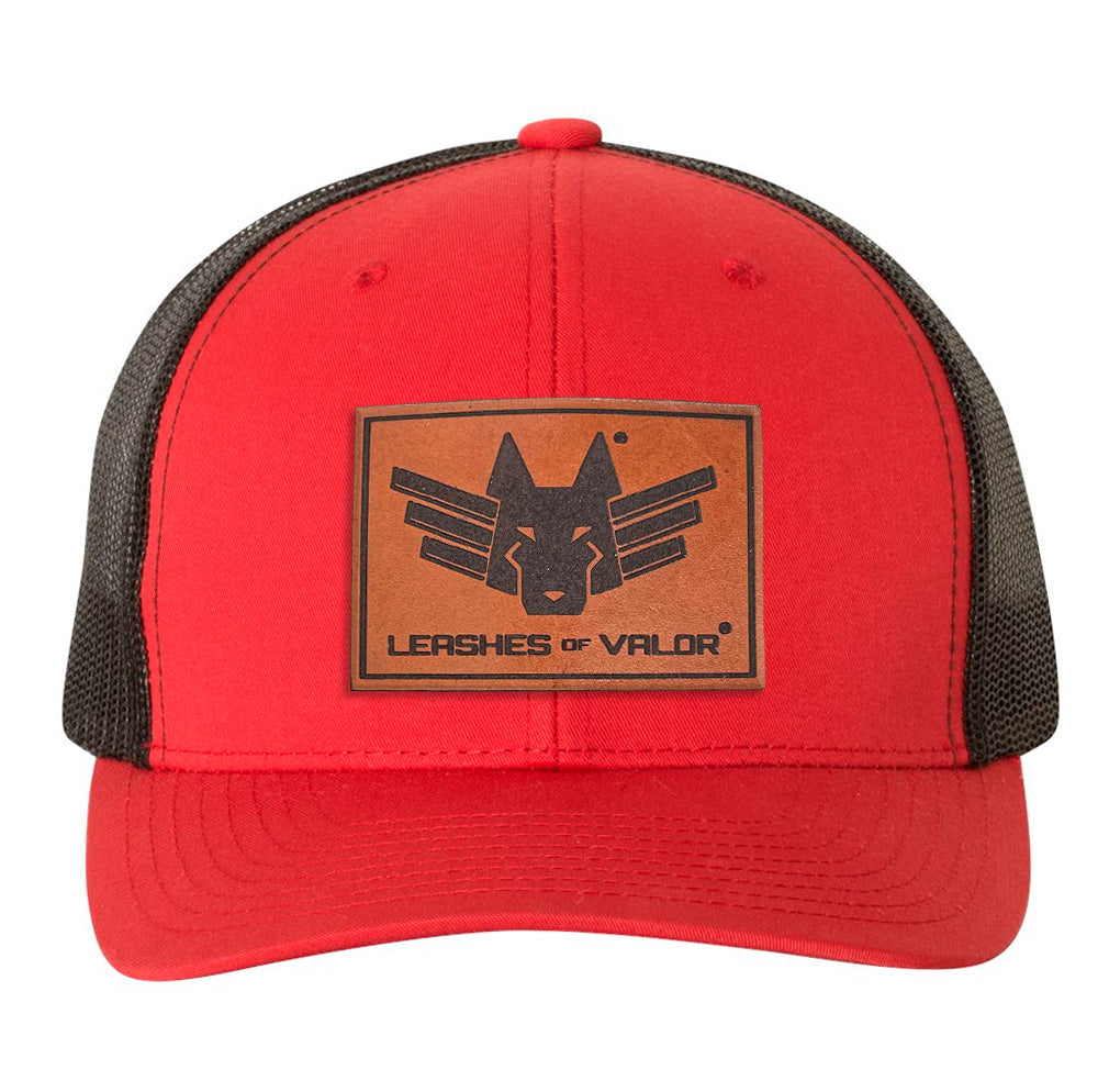 Leashes of Valor Leather Patch Snapback