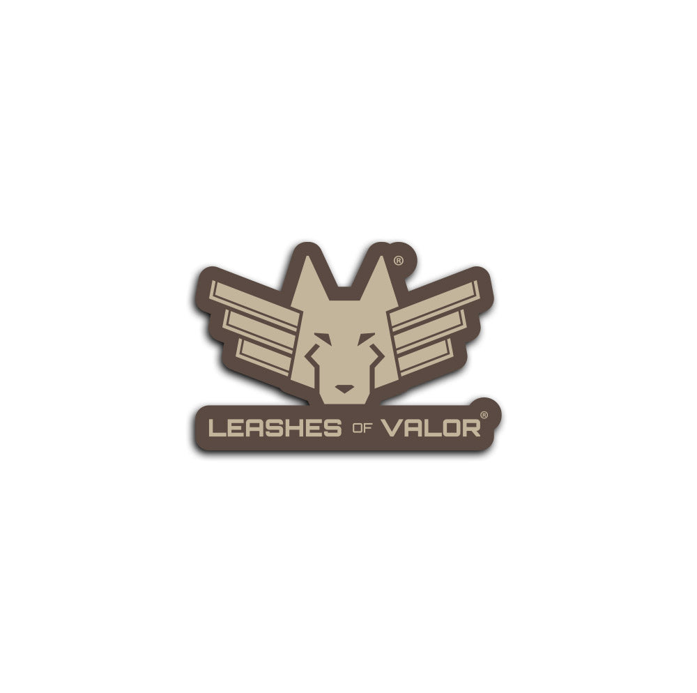 Leashes of Valor Logo Sticker